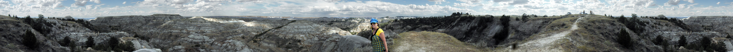 Karen Duquette at Cains Coulee Overlook